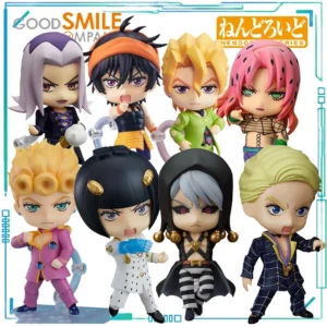 GSC Genuine NENDOROID-SERIES JOJO's Bizarre Adventure Anime Giorno Giovanna，Pannacotta Fugo Movable Model Collection