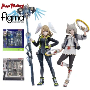 Max Factory Figma 635-Eunie / 603-Mio Anime Action Figure Model Kit Highly Detailed Gift for Collector & Fans Multi-accessory