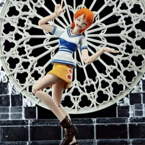 One piece SHF Anime NEW Handmade Nami miniskirt Clothes and cloth overcoat Built In Iron Wire Is Suitable for 1/12 Toys
