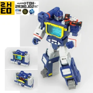 Mini Soundwave With Laserbeak MFT HS-03 HS03 Hot Soldiers G1 Pocket War Deformation Action Figure Robot Toy Gifts