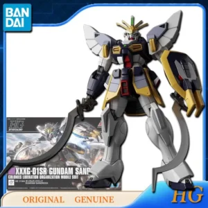 Bandai Original Genuine HG XXXG-01SR GUNDAM SANDROCK Anime Action Figures Toys for Boy Girl Kid Gift Collectible Model Ornaments