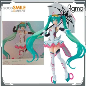 GSC Original FIGMA SP-138 Racing Miku 2021 145mm Anime Action Figures Toys for Boys Christmas Gift Collectible Model Ornaments