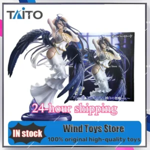 IN STOCK Original TAITO T-most OVERLORD Albedo White Demon Action Figure Model Toy PVC Action Figures Collectible Anime Figures