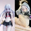 1/12 Scale Blue Archives White Zhou Zi Head Shell Customized Hair Modification Action Figure