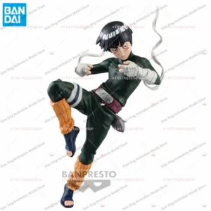 Original Anime NARUTO BANPRESTO FIGURE COLOSSEUM ROCK LEE Toys PVC Action Figure Collector Shippuden Bandai Model 16cm