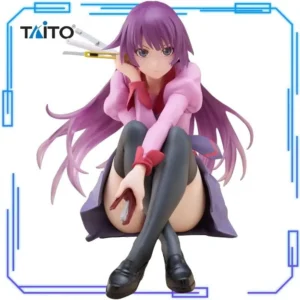In Stock Taito Original Genuine Anime Monogatari Series Senjougahara Hitagi 13cm Desktop Cute Model Toy Desktop Cute Figure Gift