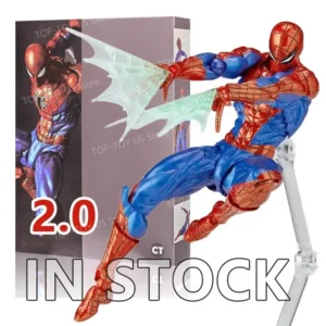 Authentic Ct Toys Spider-Man 2.0 – Amazing Yamaguchi Spider-Man & Agent Venom Mafex Action Figure – Customizable Gift Toy