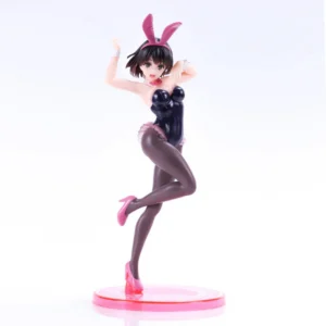 Katou Megumi Bunny Girl Figure, Anime Beautiful Girl Model, 2d Ornament, Desktop Car Decoration Collectible