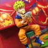 Bandai Banpresto NARUTO Umino Iruka Teacher Uzumaki Rāmen Ichiraku Eating Noodles Collectible Figure