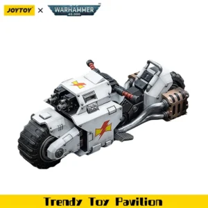【Pre-sale】JOYTOY Warhammer40K White Scars Raider-pattern Combat Bike 1/18 Action Figure Toy