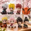 8pcs Set Anime Naruto Kakashi Sasuke Uchiha Itachi Gaara Haruno Sakura Collectible Figure