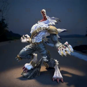 New Anime Digimon Adventure Figures Garurumon Figure Pvc Action Figurine Statue Collection Hobby Model Doll Toys Christmas Gifts