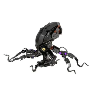Gobricks MOC Obsidian Mech Treasure Hunt Operation Octopus Bricks Deep Sea Mechanical Octopus Building Blocks Model Toys Gifts
