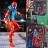 Ct Spiderman Mafex 186 Scarlet Spider the Amazing Comic Version Anime Model Collectible Figure