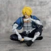 12cm One Piece Sanji Figures Battle Damage Lust Statue Desktop Deoration Collectible Figure