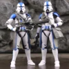 Star Wars 501st Legion Airborne Trooper Company Sniper 6" Custom Model Clone Action Figure