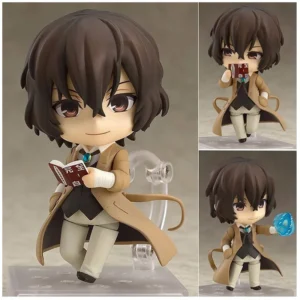Bungo Stray Dogs Anime Figure Nakajima Atsushi Dazai Osamu Edogawa Rampo Action Figure Movable Doll Collectible Model Toy Gift