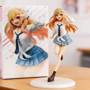 Toy Gift New Anime My Dress-Up Darling Kitagawa Marin Liz Desktop Cute School Uniform Model PVC Action Figure Collectible Toy