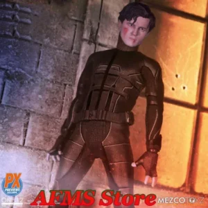 Original Mezco 1/12 Men Soldier Handsome Spider Men Boy Anime Hero Model Black Stealth Battle Suit 6" Action Figures Dolls Gifts
