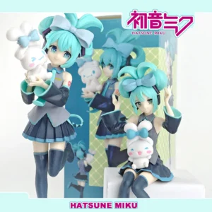 Hot  Anime Hatsune Miku Cinnamoroll Figure Anime Peripheral Collectible Models Decorative Decorations Kawaii Gift