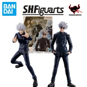 Bandai Genuine Piccolo S.H.Figuarts Satoru Gojo jujutsukaisen Anime figure Movable toy Anime Peripheral Doll for Collectors