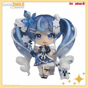 In Stock Original GSC Nendoron 2643 Piapro Hatsune Miku Snow Miku Crystal Snow 1/7 Anime Figure Model Toy