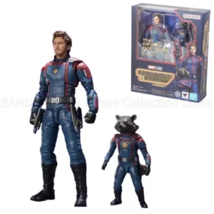 In Stock Original MarvelLegends S.H.Figuarts Marvel Shf Star Lord Rocket Raccoon Guardians of The Galaxy3 Action Figure Gift