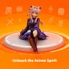 Arknights Lin Yuxia Desktop Model Stress Relief Home Office Decoration Collectible Figure