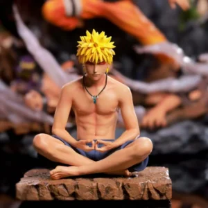 Anime Naruto Figure Meditation Youth Jiraiya Sage Mode Action Figures PVC Statue Model Collection Children Toys Gifts