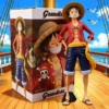 26cm One Piece Confident Smiley Luffy Changing Action Figurine Collectible Figure