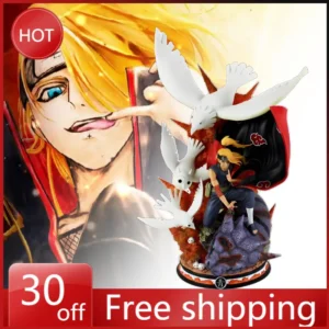 46cm NARUTO Figure Deidara Uzumaki Naruto Anime Action Model Large Statue Pvc Desktop Decorations Christmas Gift Children Gifts