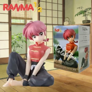 In Stock Ranma ½ Ranma Saotome Anime PVC Action Figure Doll Model Sitting Pose Ranma Saotome Birthday Gift