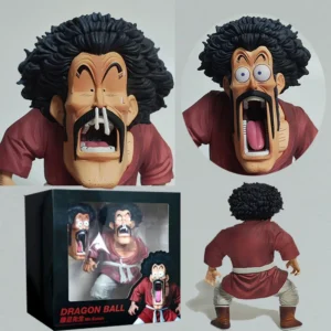 Dragon Ball Anime Mister Satan Figures Replace Head Hercule Action Figure Two Headed Funny Statue Model Collection Christmas Toy