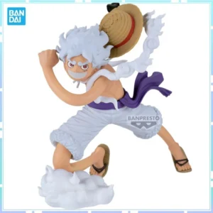 Bandai Original Banpresto Anime One Piece Grandista GEAR5 Ⅱ Monkey D Luffy PVC Action Figure Collectible Model Toys