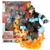 16CM Anime Enn No Shouboutai Shinra Kusakabe Scene Model 1/8 Action Figure