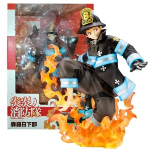 16CM Anime Enn Enn no Shouboutai Shinra Kusakabe Figure Scene Model Toy Doll Action Figure 1/8 pvc Collection Gifts