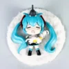 11CM Hatsune Miku Sleeping Anime Action Figurines Desktop Chassis Decor Collectible Figure