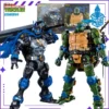 HeatBoys Anime Ninja Turtle Leonardo Commemorative Edition Ambush Alloy Finished Product Super Action Figure