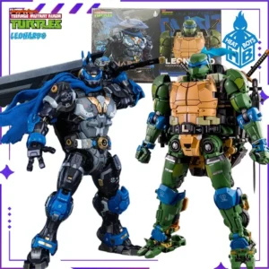HeatBoys Anime Original Ninja Turtle Leonardo Commemorative Edition Ambush Alloy Finished Product Super Movable Mecha Model Toy