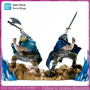 Genuine And Original Bandai Banpresto One Piece Dorry Brogy Anime Merchandise Including Action Figures Model Statues Gifts