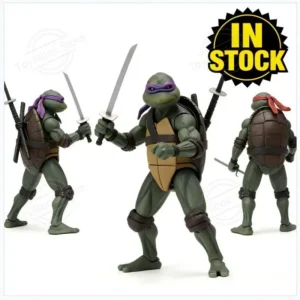 HOT Ninja Turtle Anime Figure Neca 1990 Film Version Limited Edition Action Figurine Pvc Statue Room Ornament Birthday Gift
