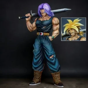 32.5cm/12.8inch Dragon Ball Z Trunks Figure Replace Heads Future Trunks Super Saiyan Action Figures Collection Mode Toys Gifts