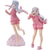 20CM Anime Lzumi Sagiri Pink Pajamas PVC Girl Model Desktop Action Figure