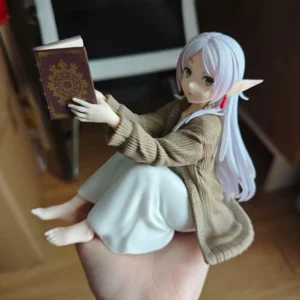 Hot 12CM Frieren Beyond Journey's End Frieren Anime Figure Desktop Cute night-suit Frieren Action Figure Figurine Model Doll Toy