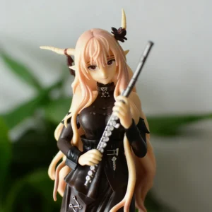 The Shining Elf Beautiful Girl with Flute 19cm PVC Action Figure Anime Figure Collectible Model Toy Desktop Decoration Gift