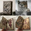 Necronomicon Dark Magic Book 3D Demon Evil Dead Summon Notebook Decoration Horror Accessory Set