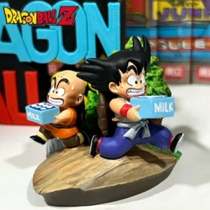 5cm/1.97in Anime Dragon Ball Figure Goku and Krillin Action Figures Pvc Statue Desktop Ornamen Collection Model Toys Gifts