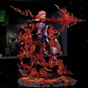 Jujutsu Kaisen Anime Ryomen Sukuna Action Figure PVC Battle Model Statue Collectible Toy Doll for Decoration And Gift