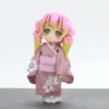 Anime Demon Slayer: Kimetsu No Yaiba Mitsuri Kanroji Ob11 Model 1/12 Kimono Action Figure