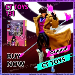 Original Ct Toys Gambit Figure Mafex 131 X-Men Wolverine Shf Anime Action Figure Figurine Statue Model Kids Toy Customized Gift